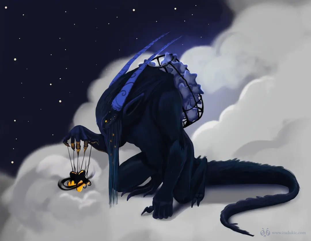 Nightmare Illustration for board game